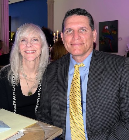 Rick Ortiz with his wife